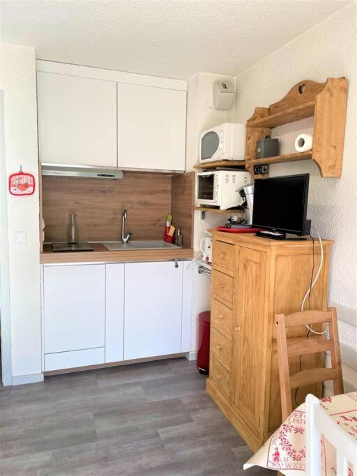Charmant Studio + Jardin Vue Pistes Et Local Velo Praz-sur-Arly Bagian luar foto